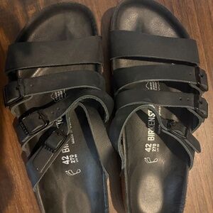 Birkenstock Delmas 42 Black Leather